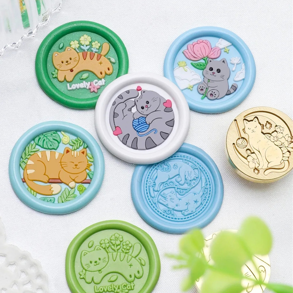 Kedi Serisi 25mm Bölmeli Mum M - Wax Seal Stamp Set incelemesi ve fiyatı